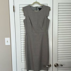 NWT Size 6 TALL, Gray J.Crew work dress
